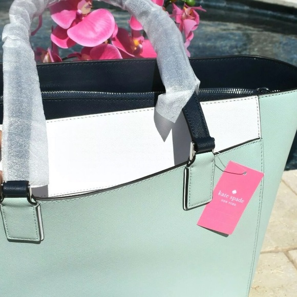 Kate Spade Cameron Colorblock Laptop Spring large - Picture 10 of 10